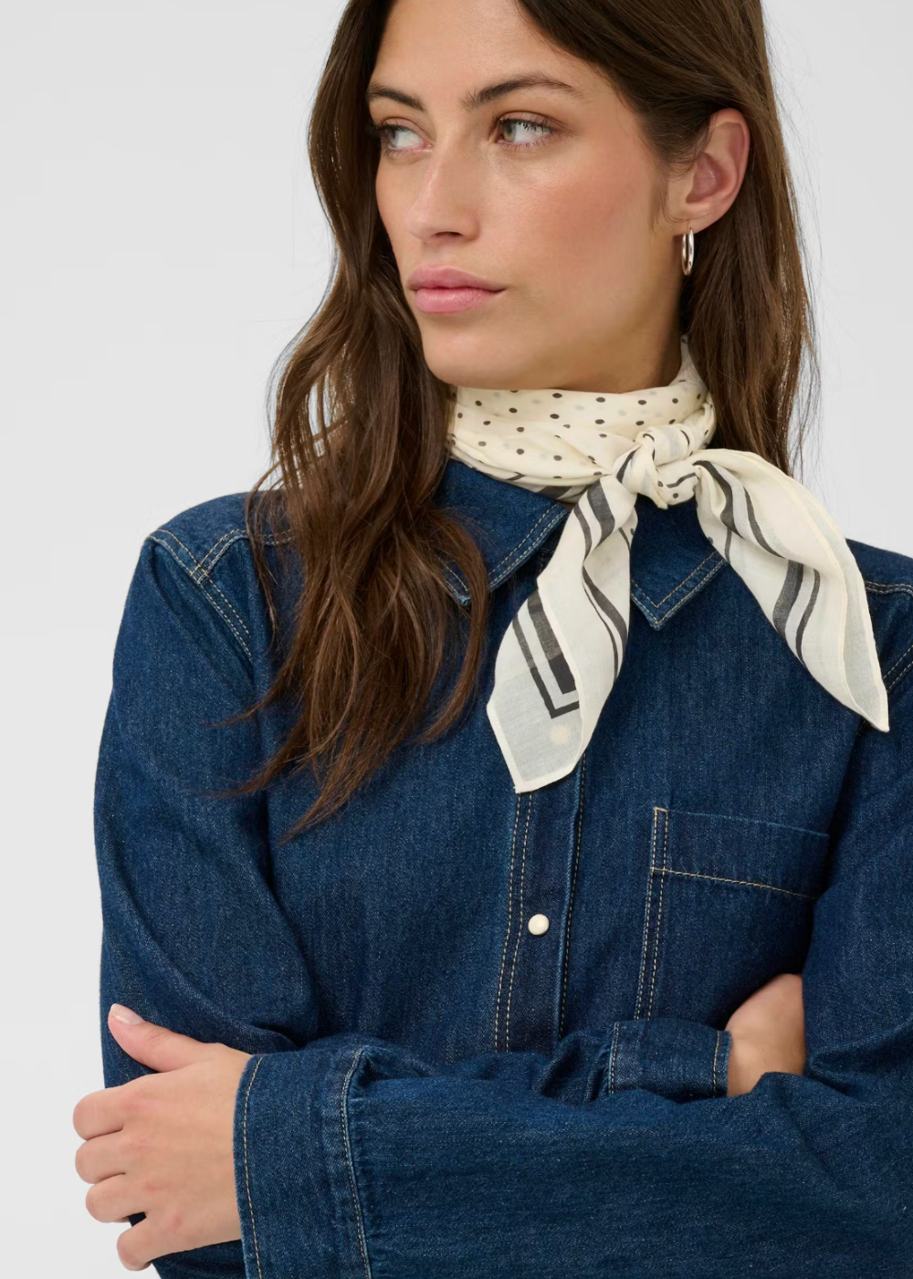 Phi Scarf - Black Dot Print - Part Two Canada - Danali - 30309304