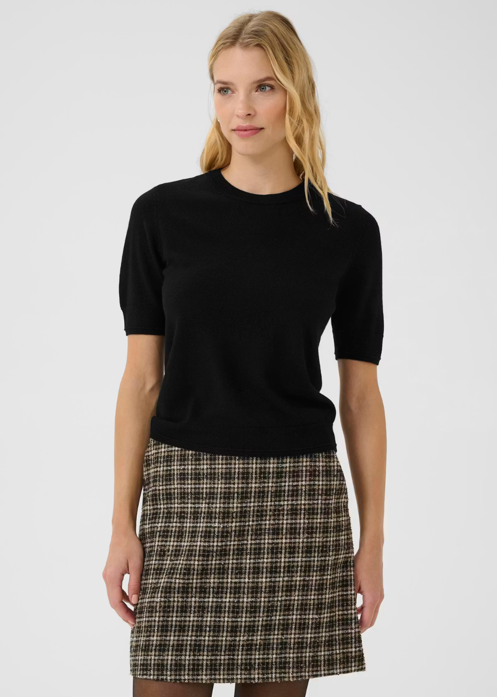 Natanya SS Sweater - Black - Part Two Canada - Danali - 30309791