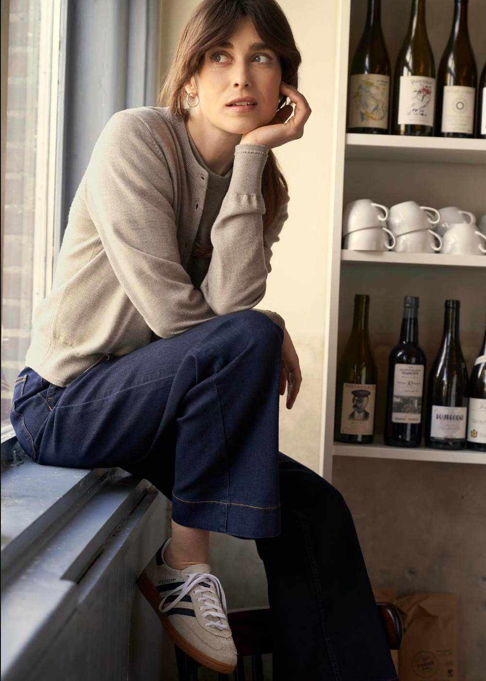 Noelani Cardigan - Light Camel Melange - Part Two Canada - Danali - 30309793