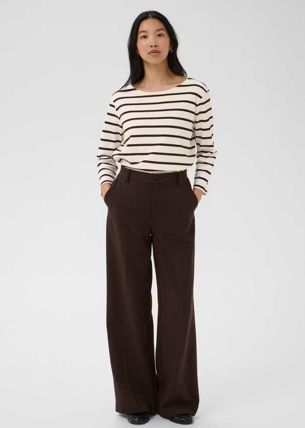 Nela T-Shirt - Mole Stripe - Part Two Canada - Danali - 30309864