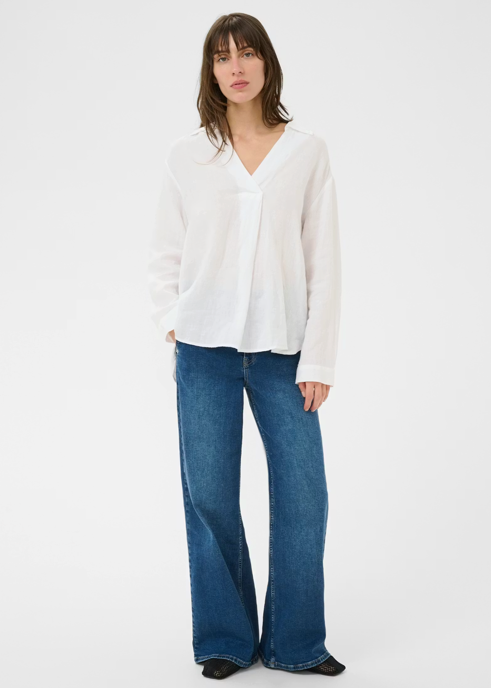 Ayo Shirt - Bright White - Part Two Canada - Danali - 30310414