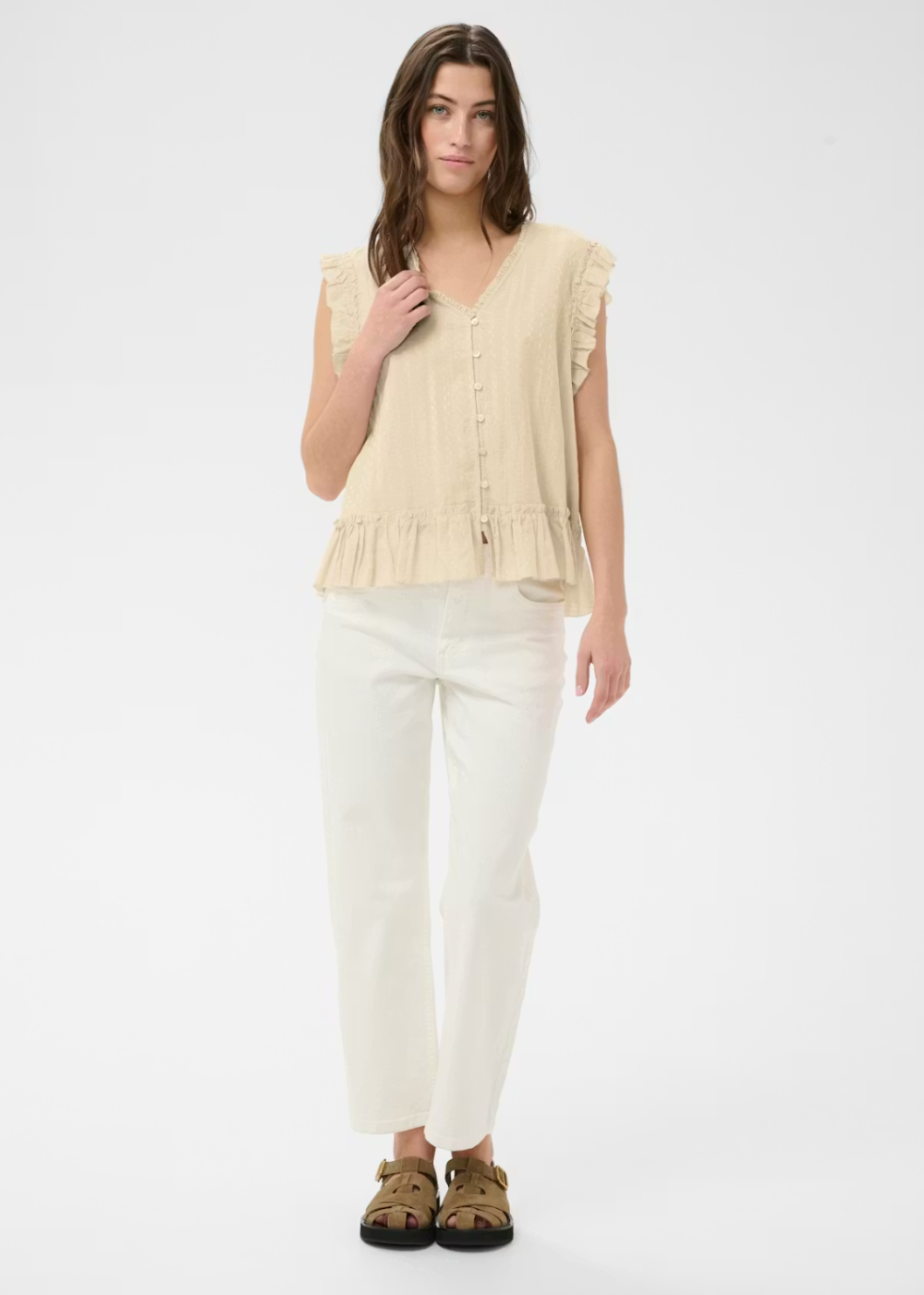 Aneka Blouse - Oatmeal - Part Two Canada - Danali - 30310456