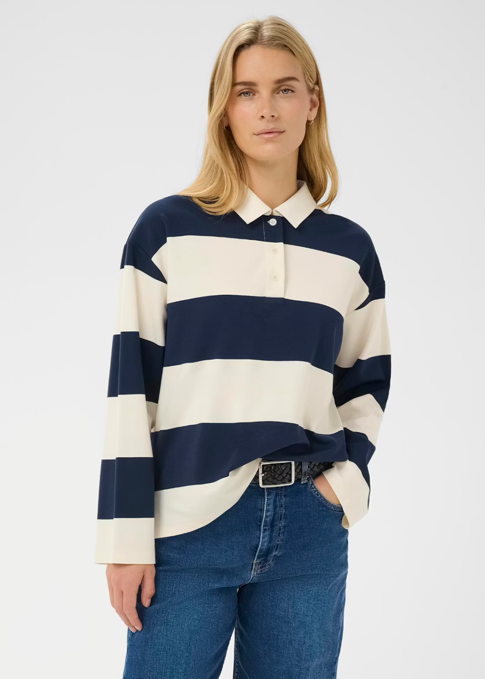 Amari Rugby Stripe T-Shirt - After Midnight - Part Two Canada - Danali - 30310469