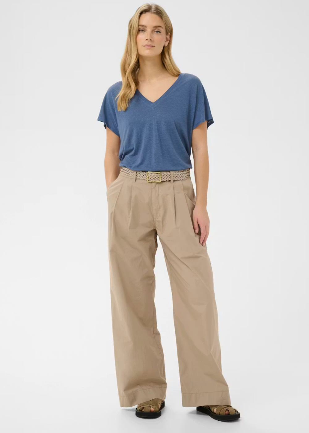 Axelines T-Shirt - Blue Indigo - InWear Canada - Danali - 30310495