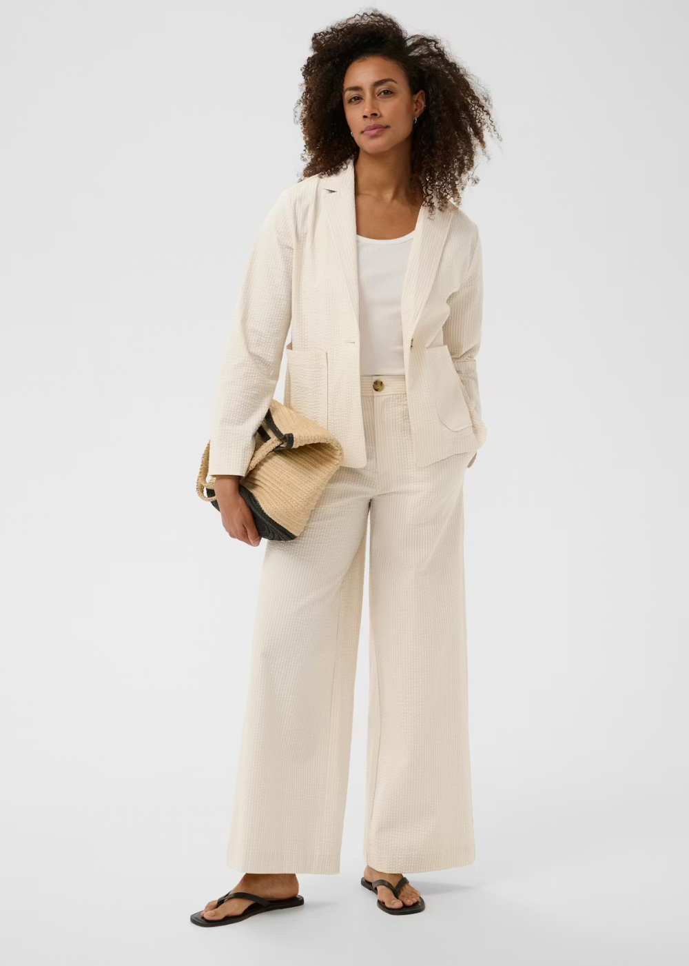 Briddi Jacket - Whisper White Stripe - Part Two Canada - Danali - 30310550