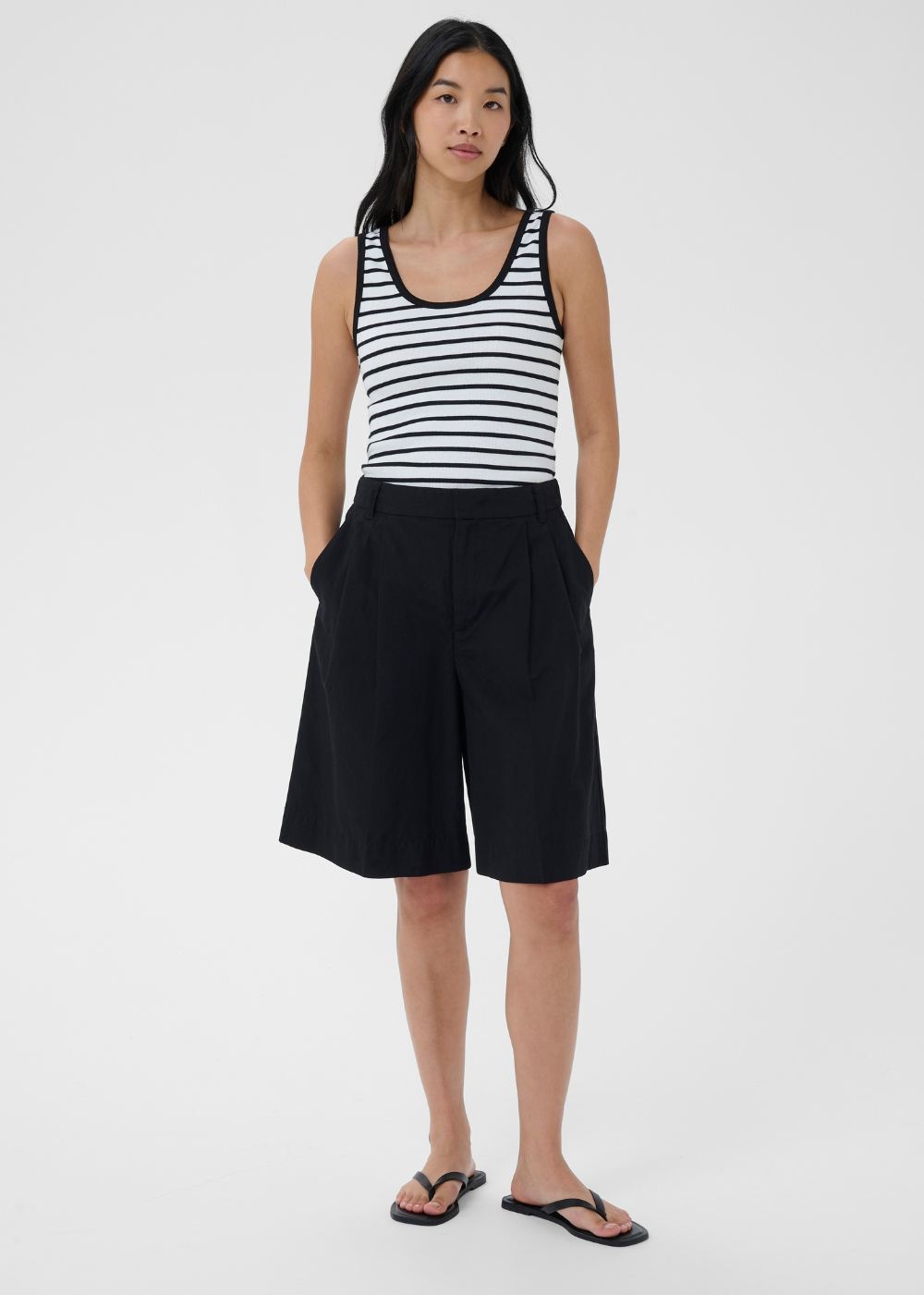 Roselyn Top - Black Stripe - Part Two Canada - Danali - 30310590
