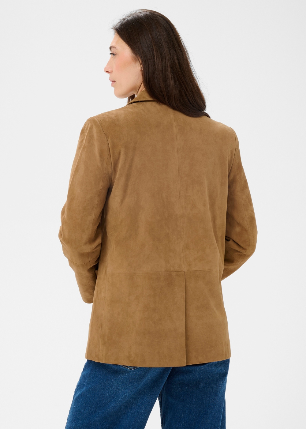 Alinia Suede Blazer - Toasted Coconut - Part Two Canada - Danali - 30310645