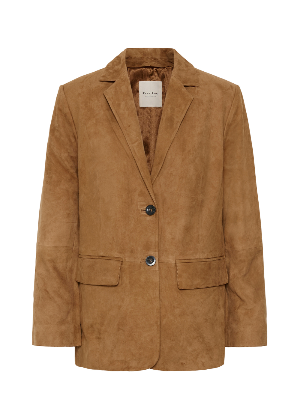 Alinia Suede Blazer - Toasted Coconut - Part Two Canada - Danali - 30310645