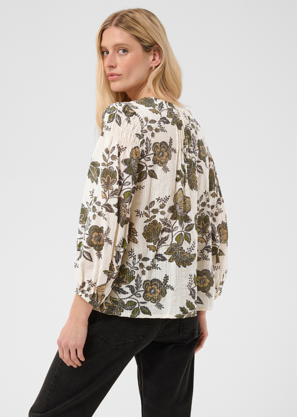 Dolli Blouse - Beetle Flower Print - Part Two Canada - Danali - 30310691