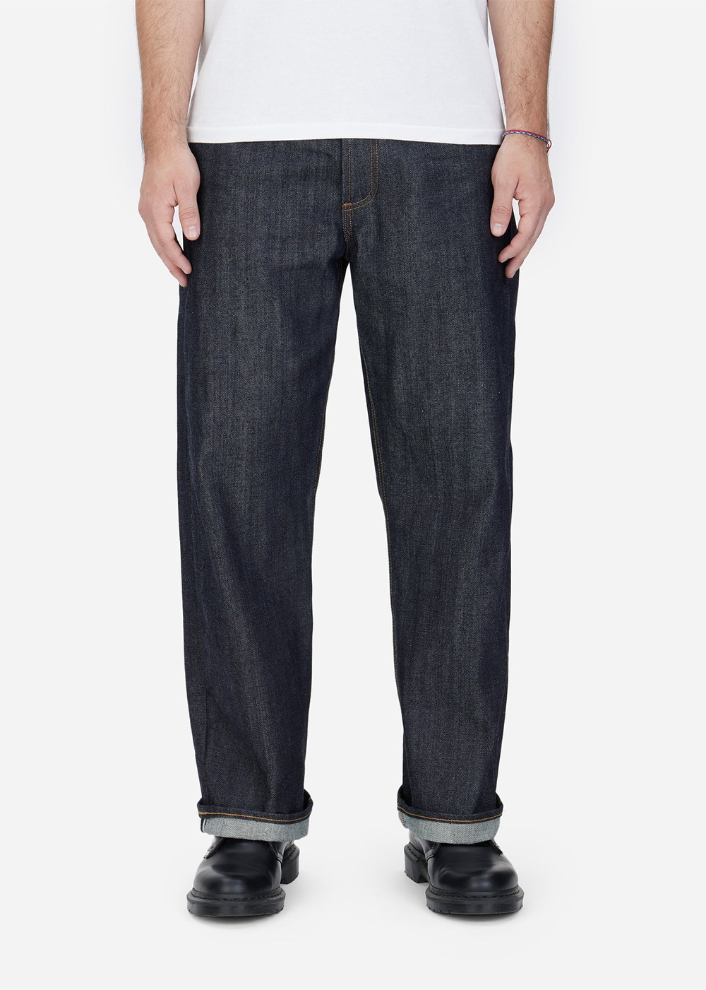 RS-100x Relaxed Straight Indigo Selvedge Jean - Indigo - 3Sixteen Canada - Danali