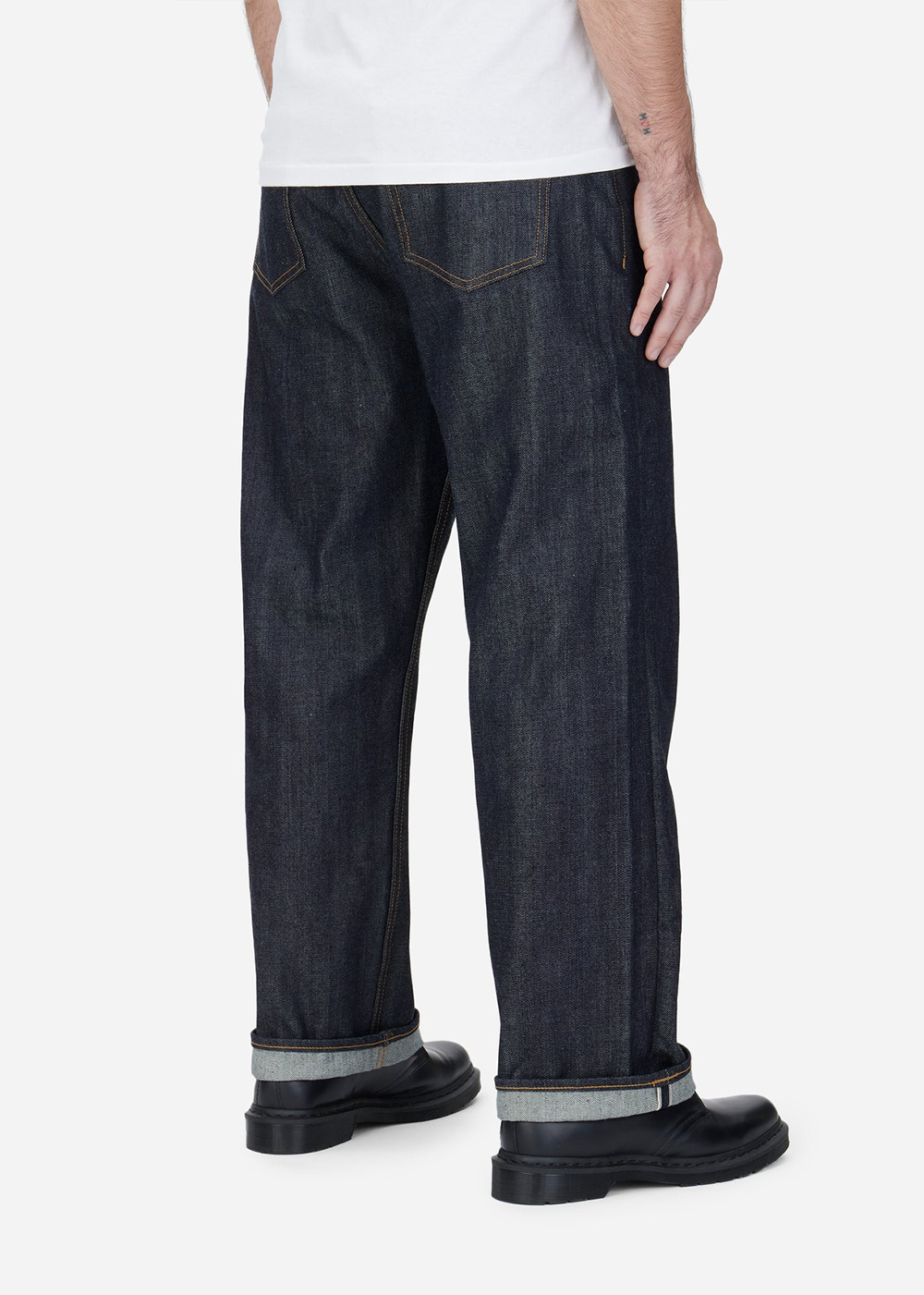 RS-100x Relaxed Straight Indigo Selvedge Jean - Indigo - 3Sixteen Canada - Danali