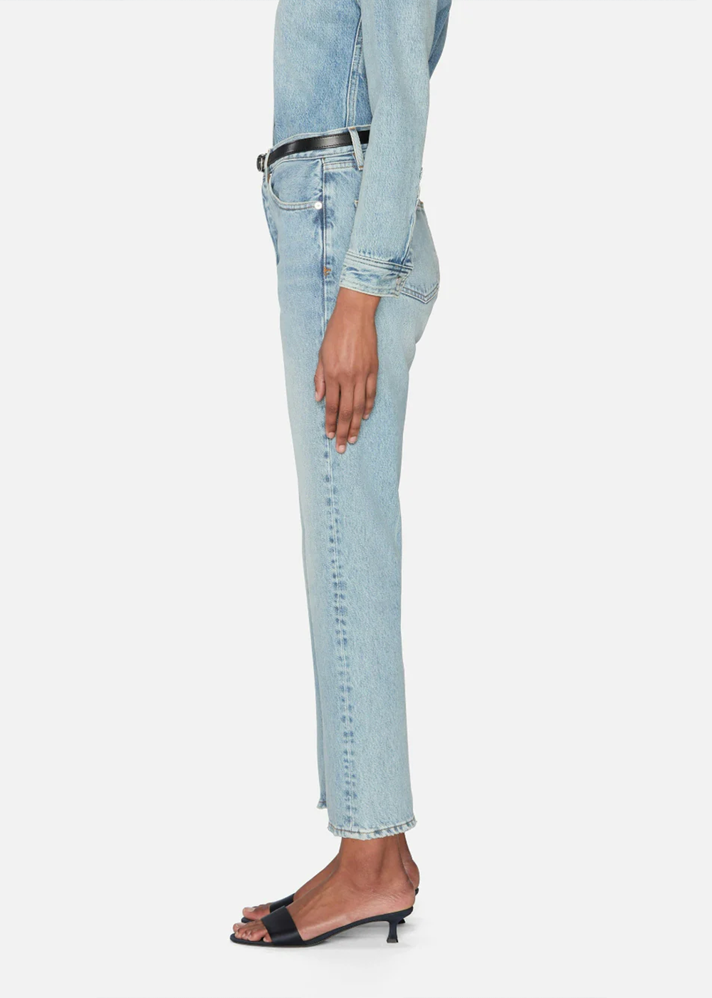 The Vertical Crop Jean