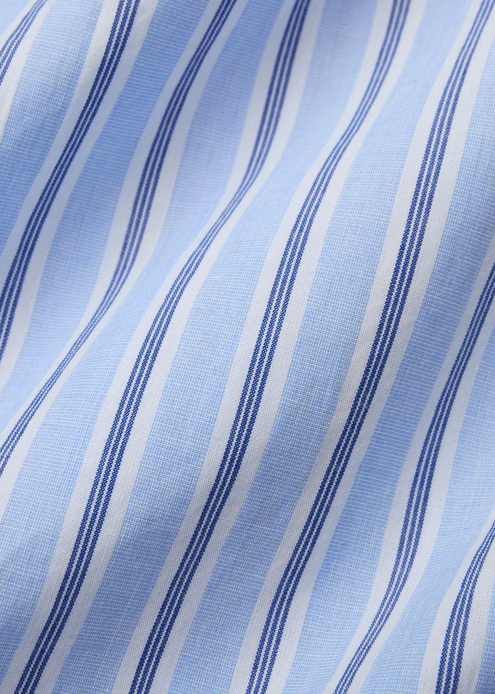 Short Sleeve Commuter Shirt - Blue Stripe - 3sixteen Canada - Danali