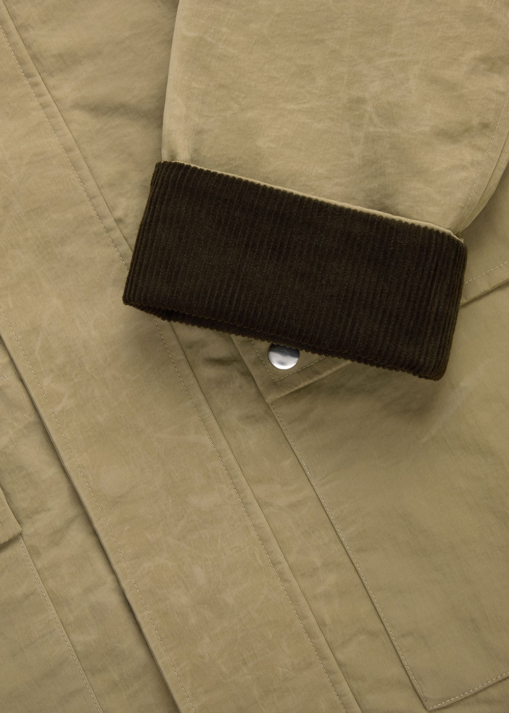 Waxed Nylon Country Jacket - Tan - 3sixteen Canada - Danali
