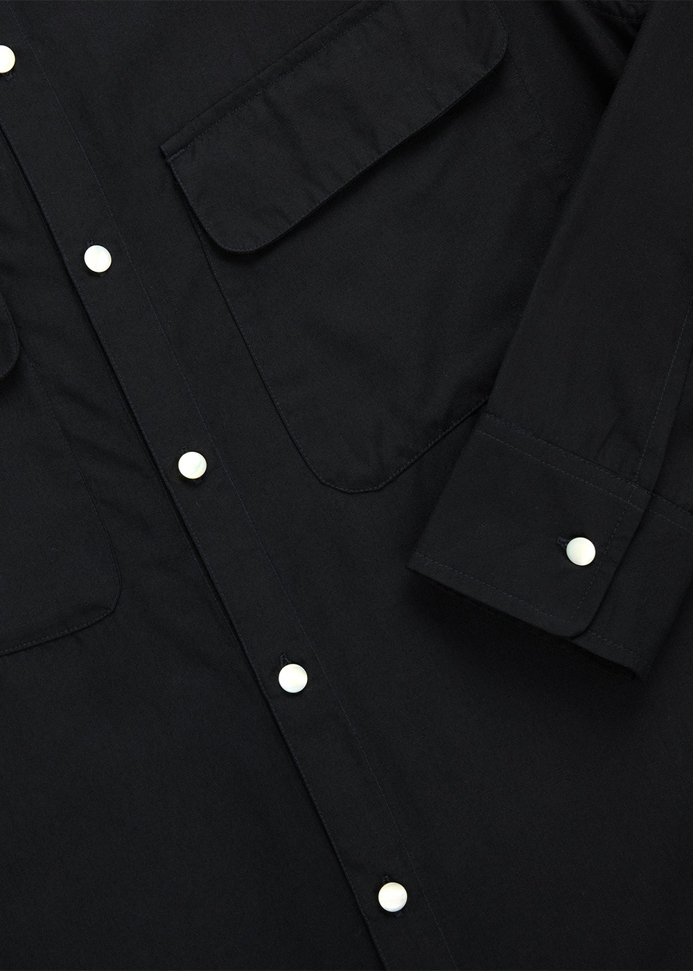 Western Overshirt - Black - 3sixteen Canada - Danali