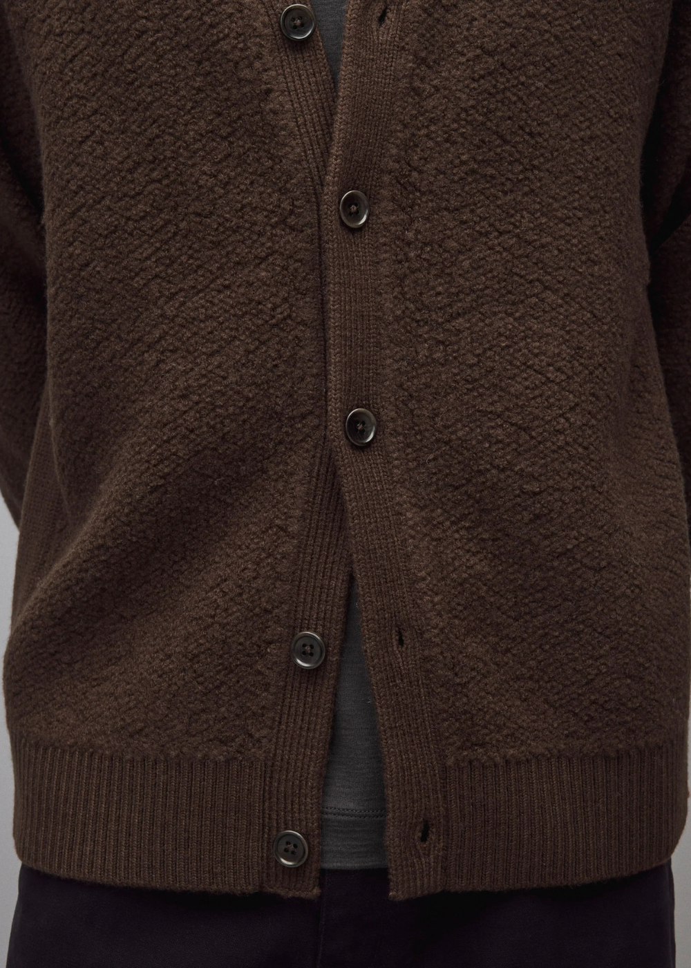 Textured Boucle Turf Cardigan