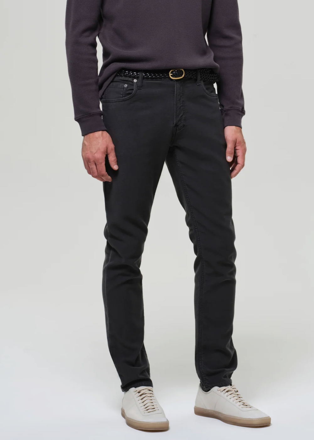 Adler Tapered Classic French Terry Pant - Dark Charcoal - Citizens of Humanity Canada - Danali - 6390-1903_CHACE