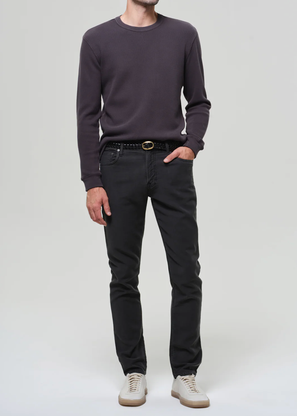 Adler Tapered Classic French Terry Pant - Dark Charcoal - Citizens of Humanity Canada - Danali - 6390-1903_CHACE