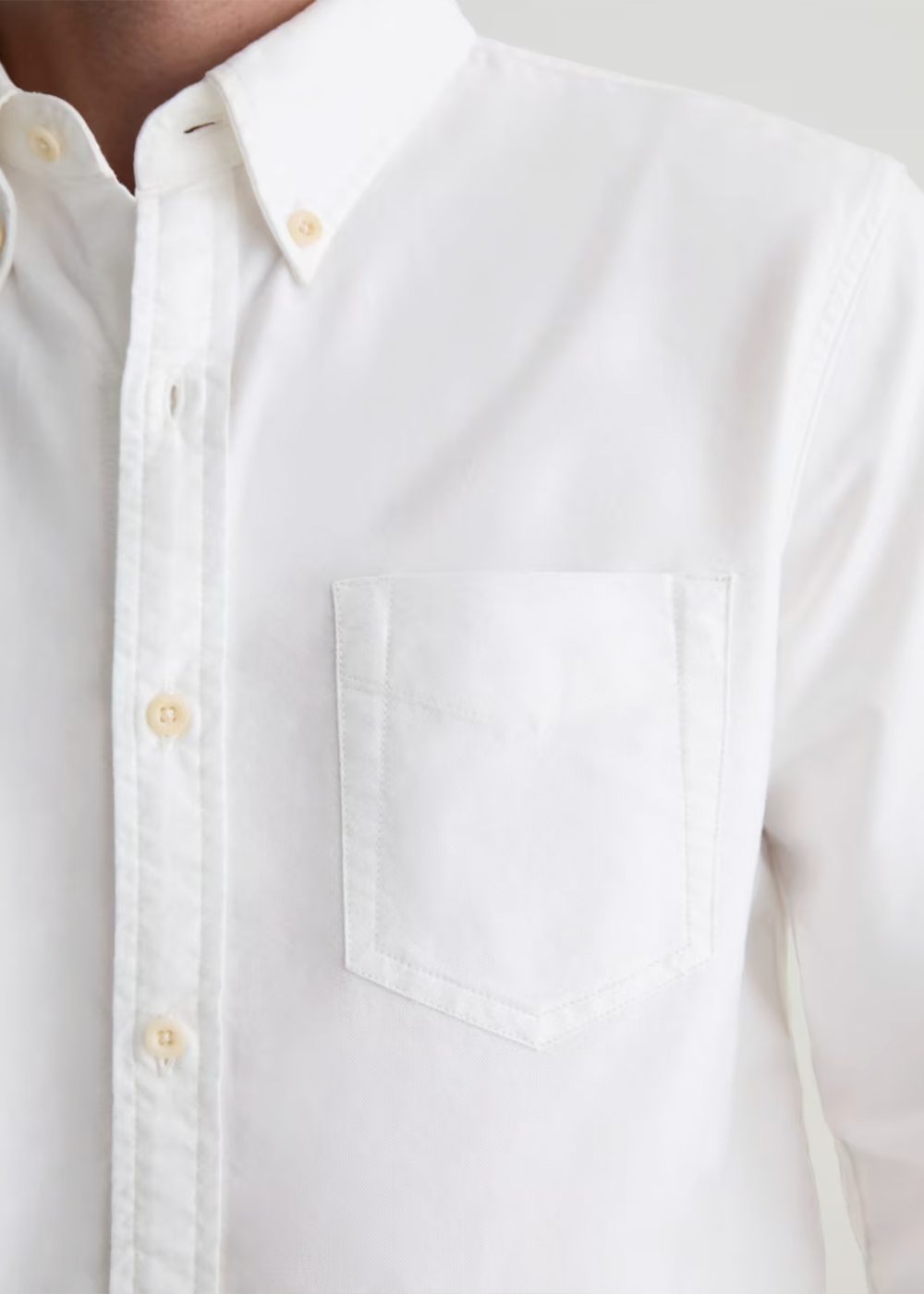 Dean Oxford Shirt - White - AG Jeans Canada - Danali - 71651OXSWHT