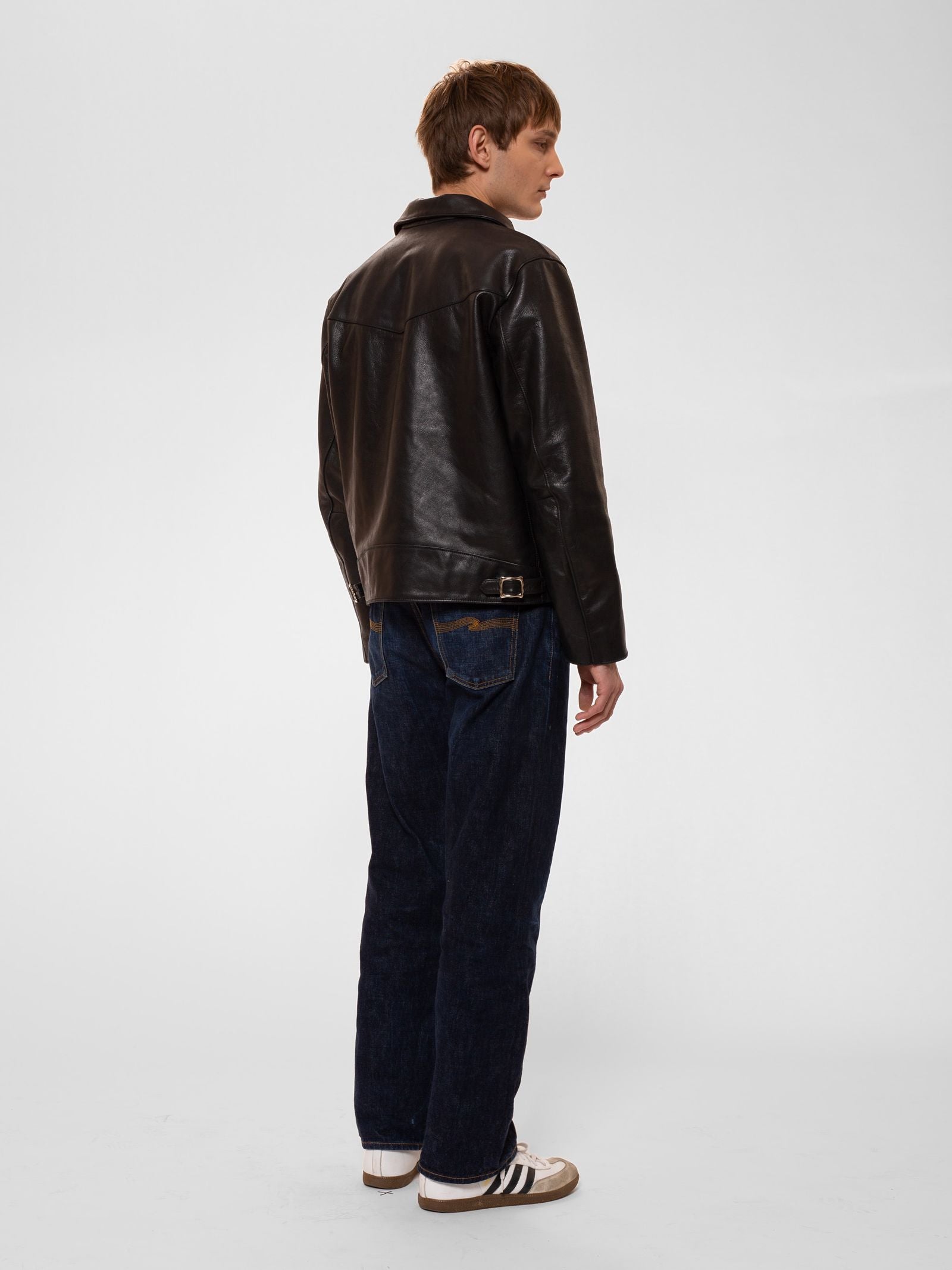 Eddy Rider Leather Jacket - Nudie Jeans - Danali - 160845-M
