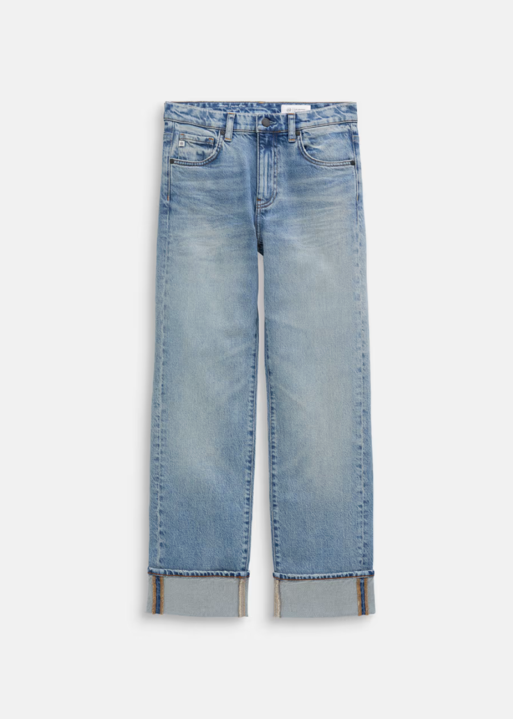 Brinley Mid Rise Straight Leg Jean