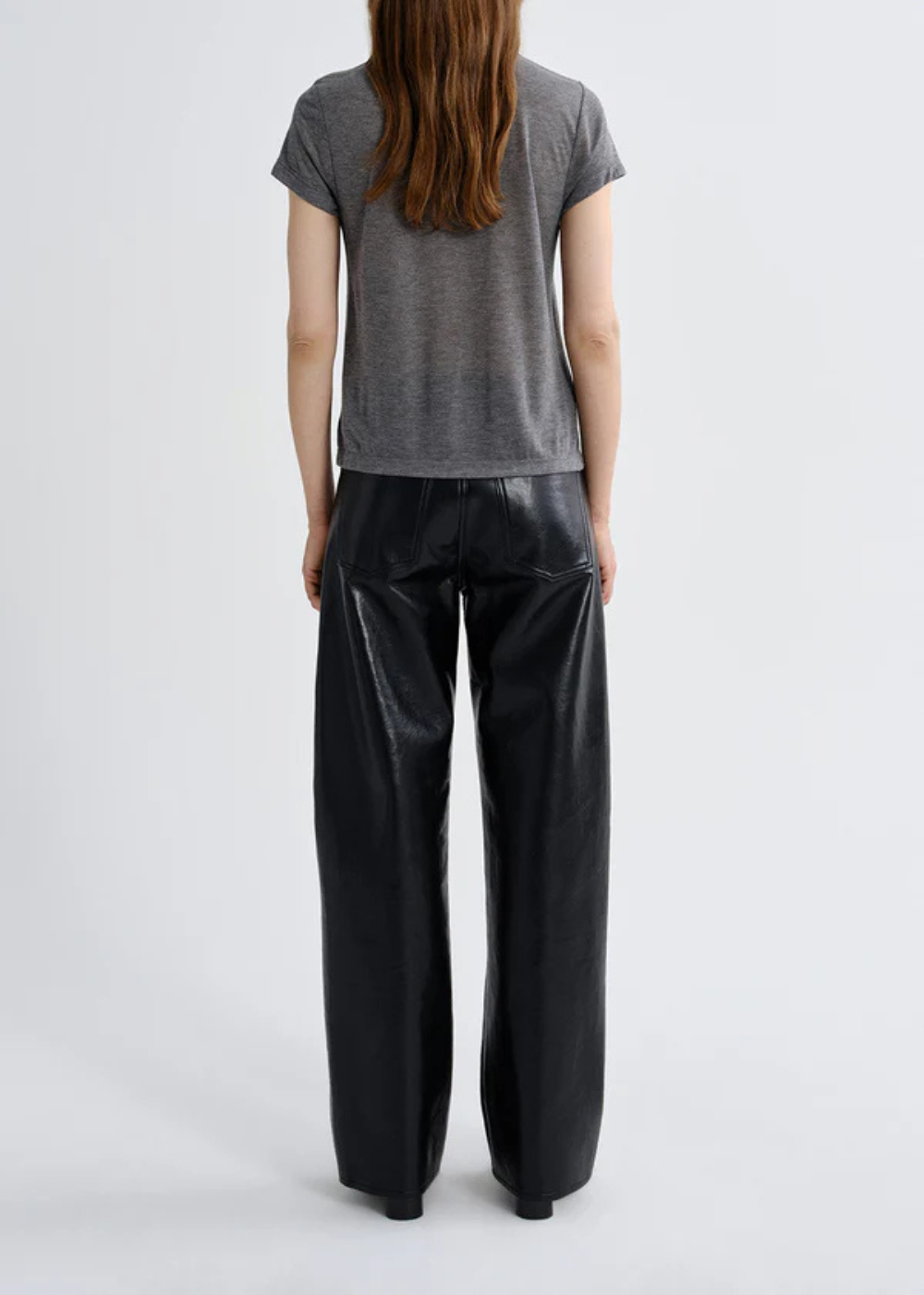 Long Line Adine Tee - Grey Heather - AGOLDE Canada - Danali - A7423-2004-GRYHR