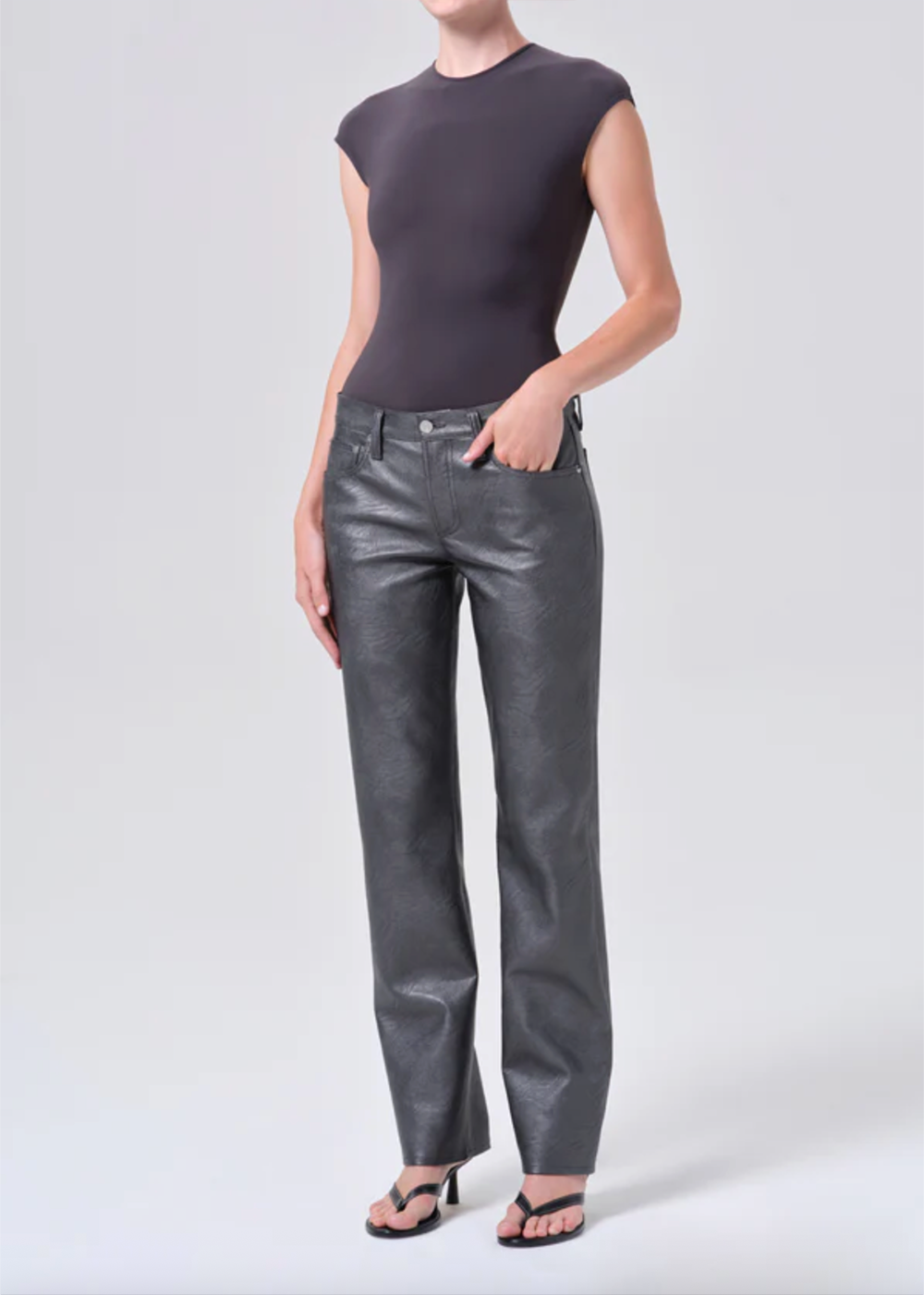 Agata Bodysuit - Carob - AGOLDE Canada - Danali - A7433-1145-CORB