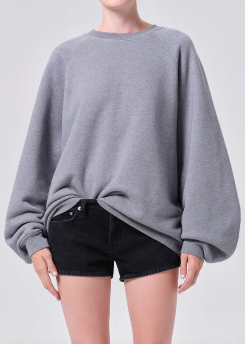 Valma Sweatshirt - Heather Grey - AGOLDE Canada - Danali - A7437-GRYHR