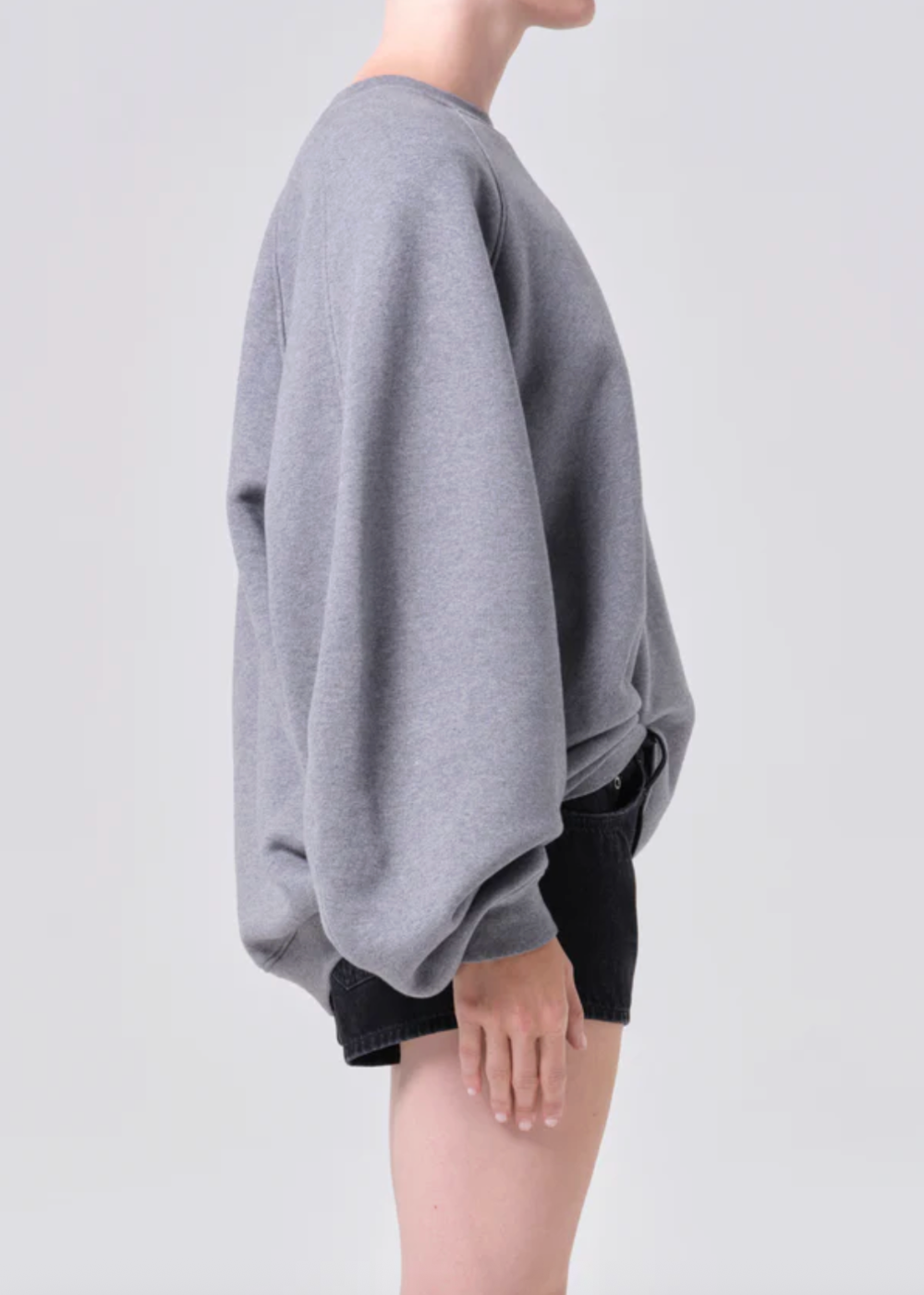Valma Sweatshirt - Heather Grey - AGOLDE Canada - Danali - A7437-GRYHR