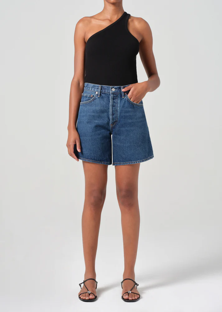Dame High Rise Denim Short - Enamour - AGOLDE Canada - Danali