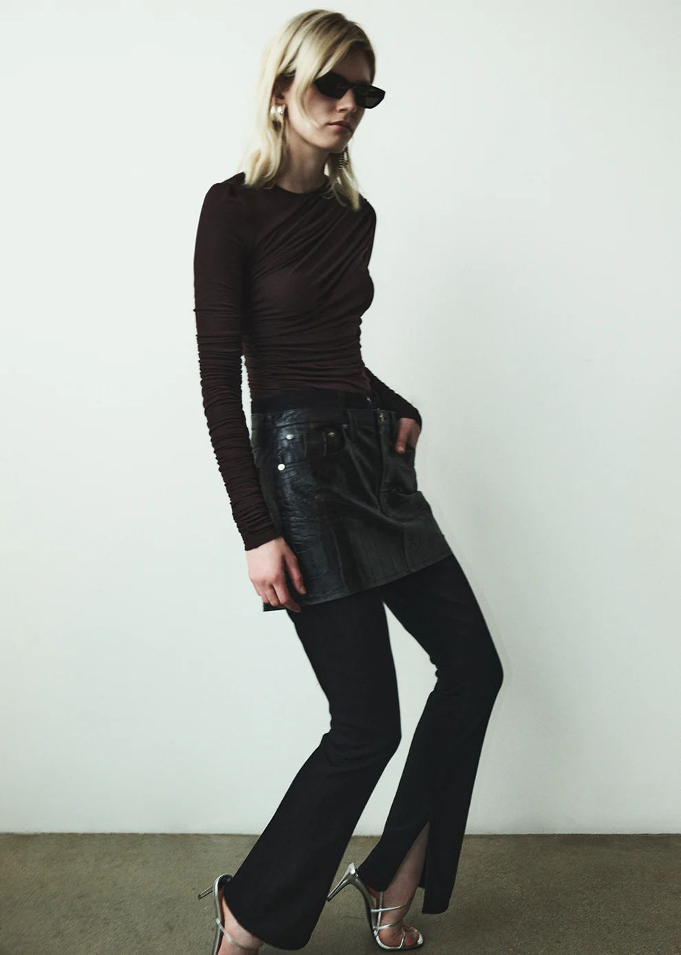 Ingram Split Skinny Jean - Rinse - AGOLDE Canada - Danali