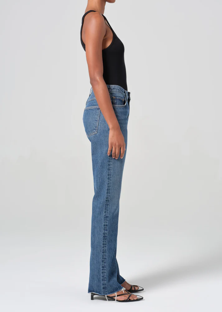 AGOLDE Leena High Rise Baby Flare Jean - Placebo - AGOLDE Canada - Danali