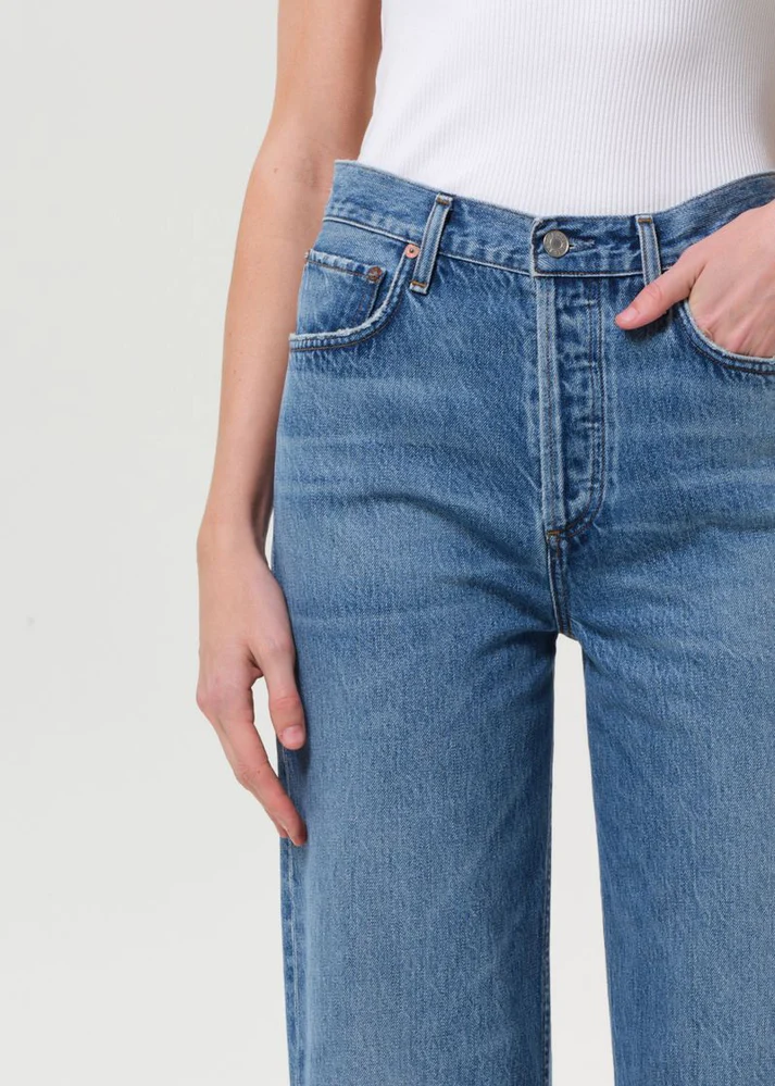 AGOLDE Ren High Rise Wide Leg Jean Shrine - AGOLDE Canada - Danali