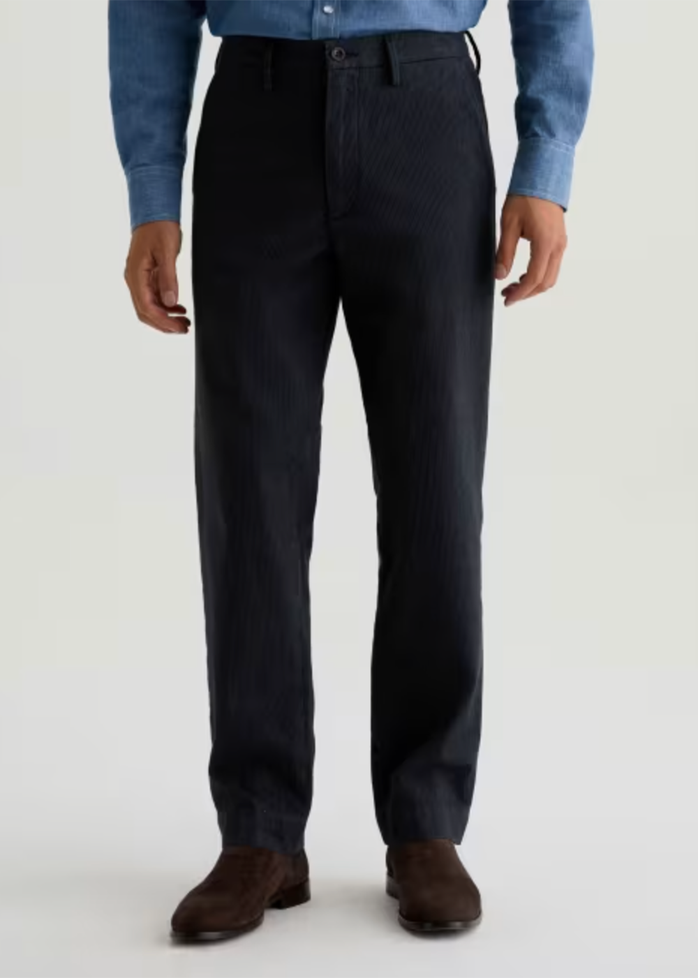Archie Pinstripe Pant - Steel Grey - AG Jeans Canada - Danali