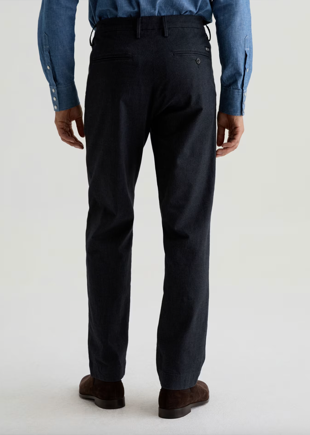 Archie Pinstripe Pant - Steel Grey - AG Jeans Canada - Danali