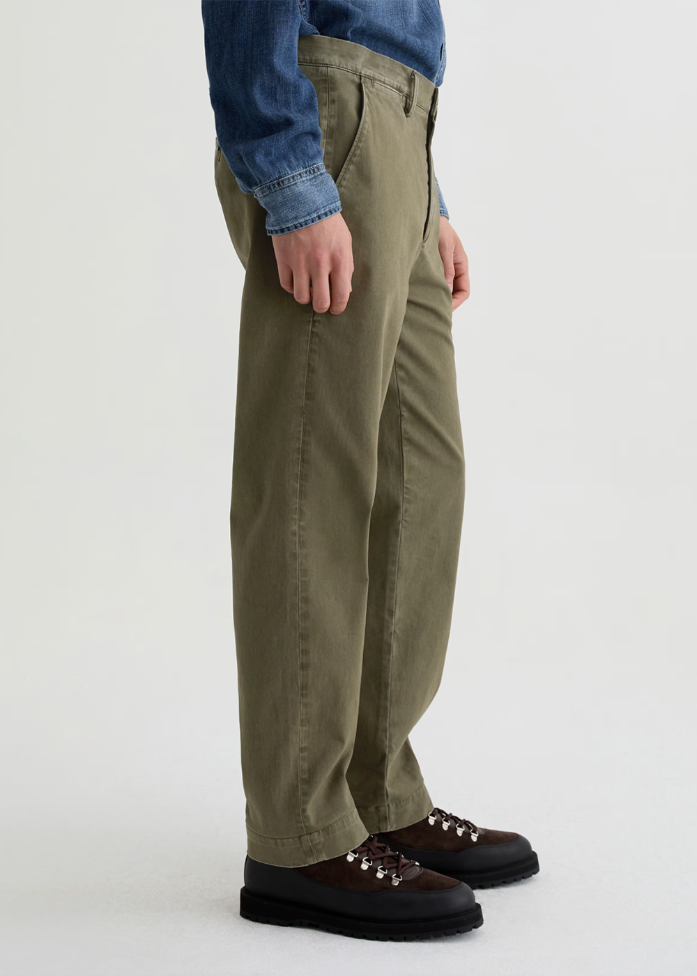 Archie Straight Leg Chino Pant - Sulfur Shady Green - AG Jeans Canada - Danali
