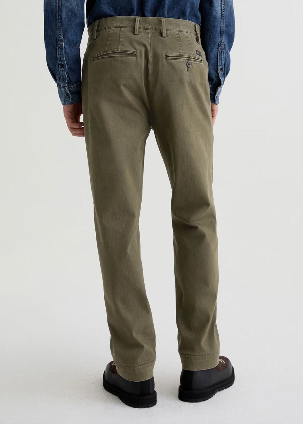 Archie Straight Leg Chino Pant - Sulfur Shady Green - AG Jeans Canada - Danali