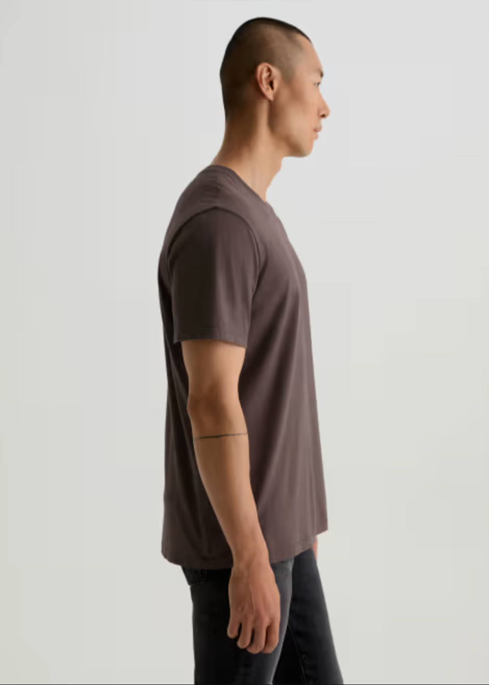 Bryce Crew T-Shirt - Brown Slate - AG Jeans Canada - Danali