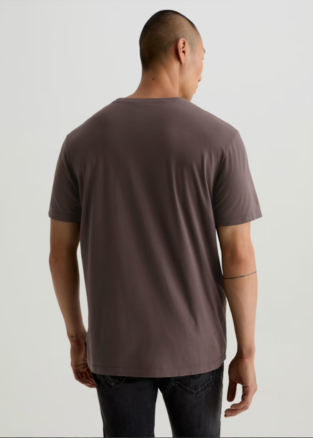 Bryce Crew T-Shirt - Brown Slate - AG Jeans Canada - Danali