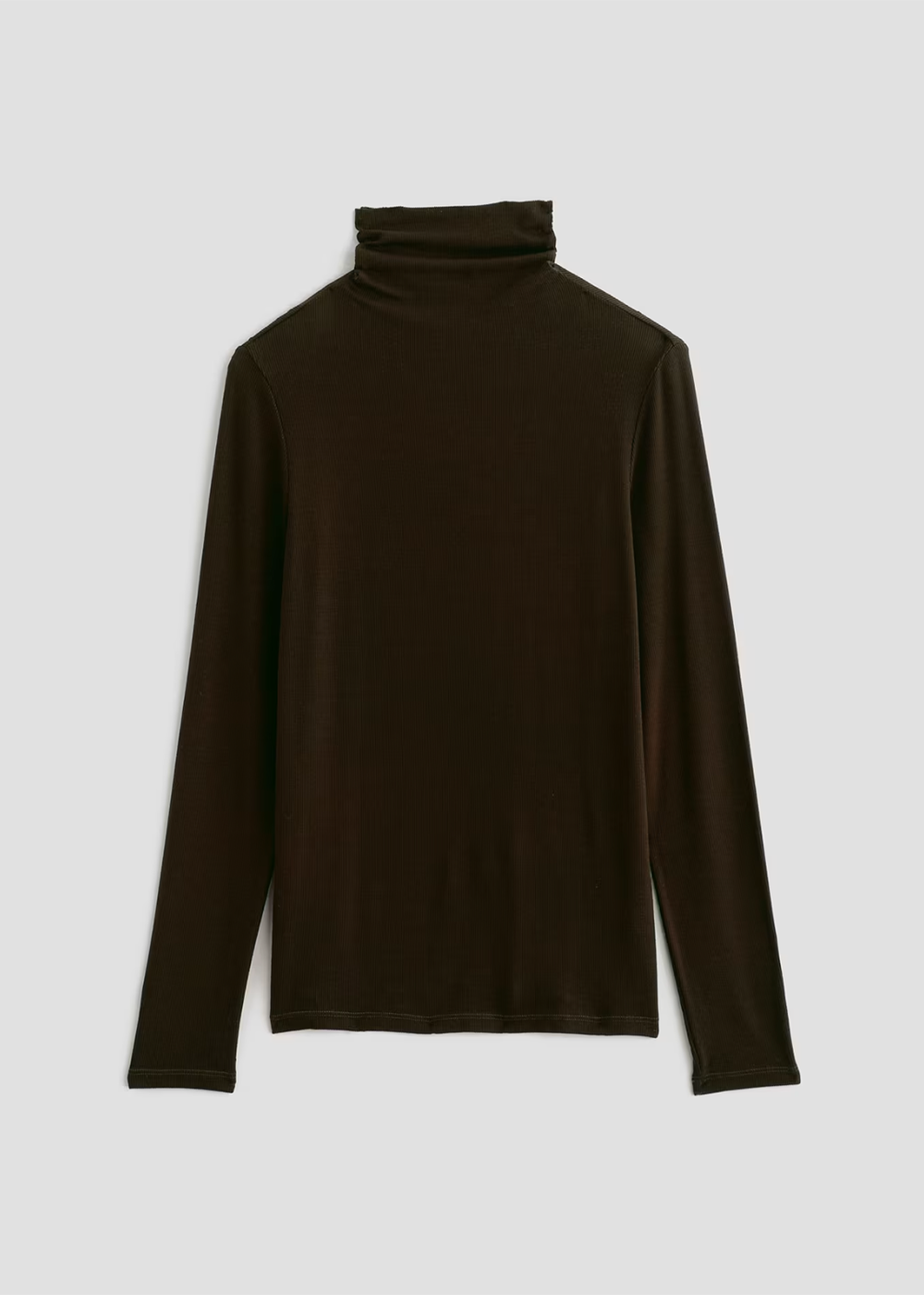 Chels Turtleneck T-Shirt - Coffee Bean - AG Jeans Canada - Danali