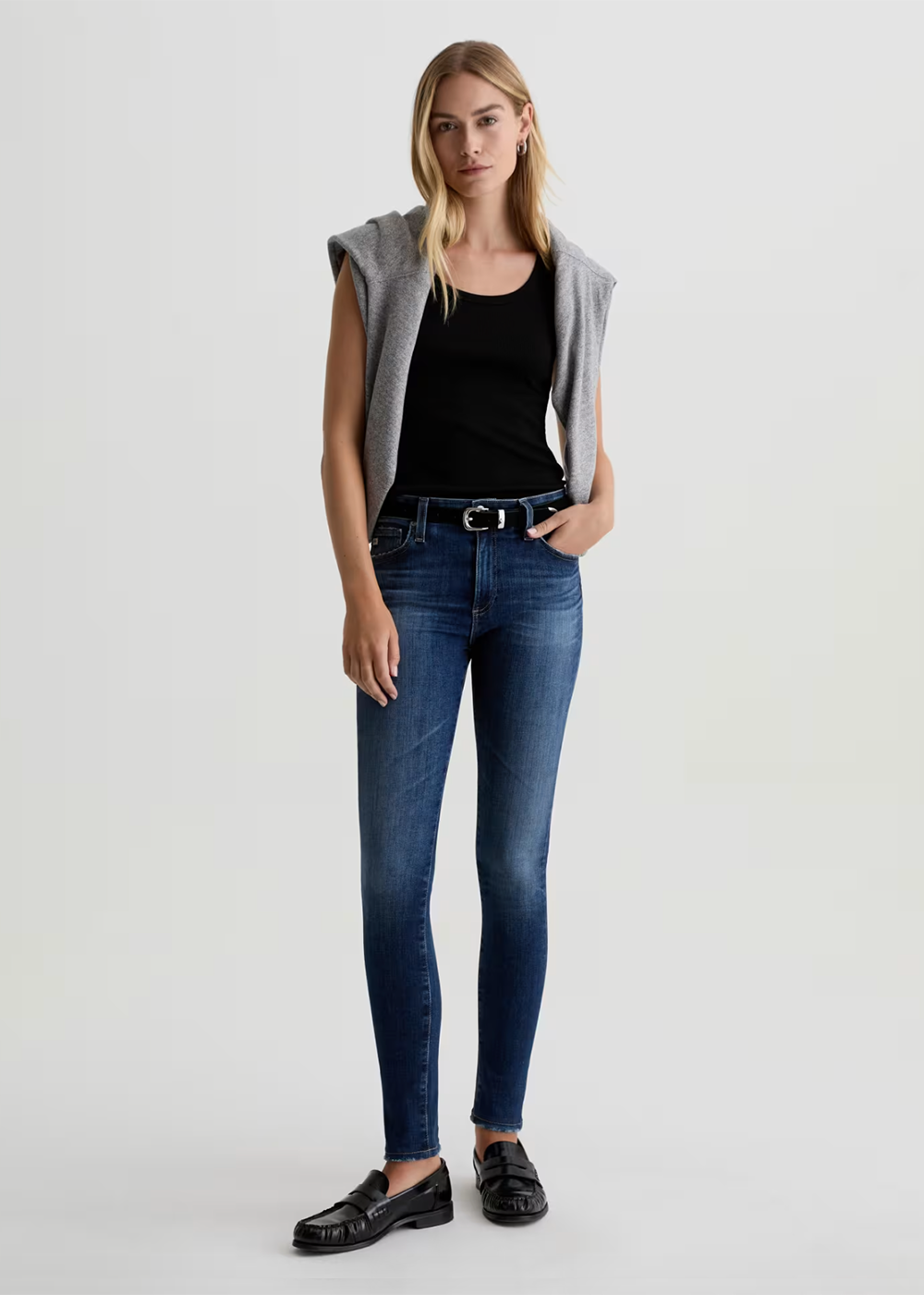 Farrah Mid Rise Skinny Jean - 7 Years Symphony - AG Jeans Canada - Danali