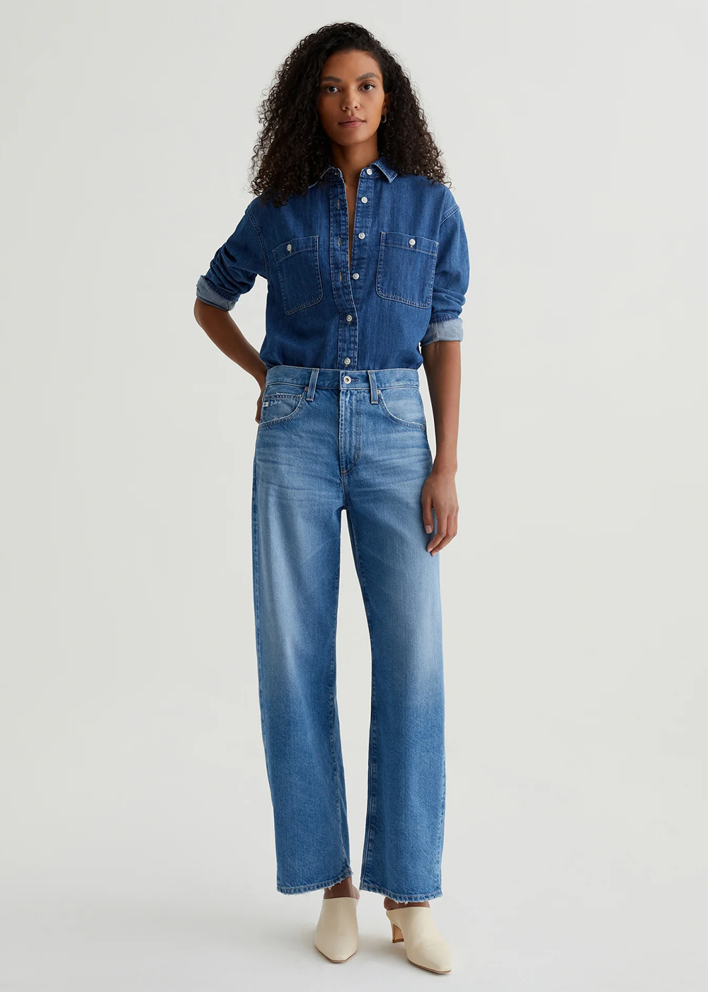 Hattie Barrel Leg Jean - Flashback - AG Jeans Canada - Danali