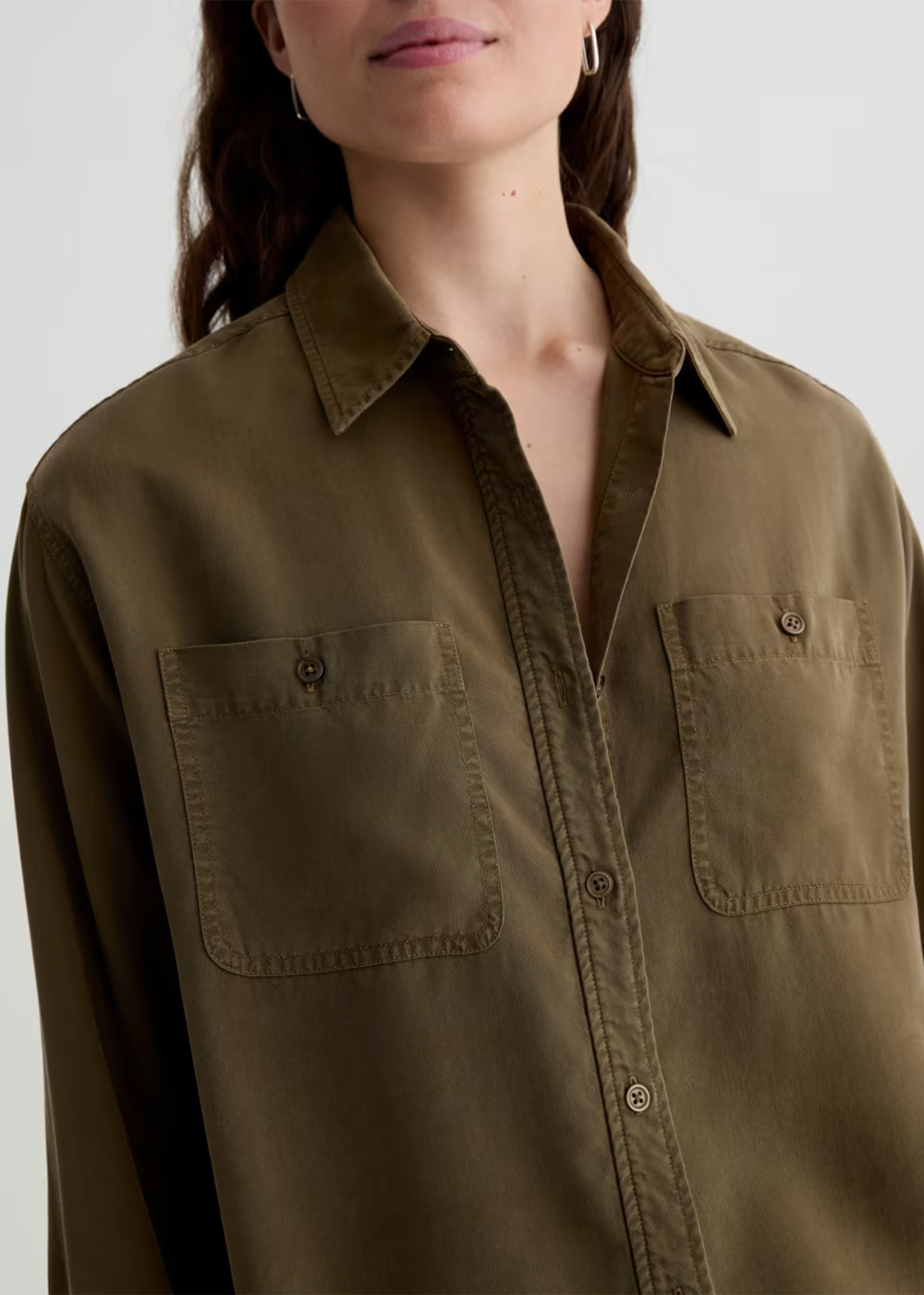 Leny Shirt - Mossy Taupe - AG Jeans Canada - Danali