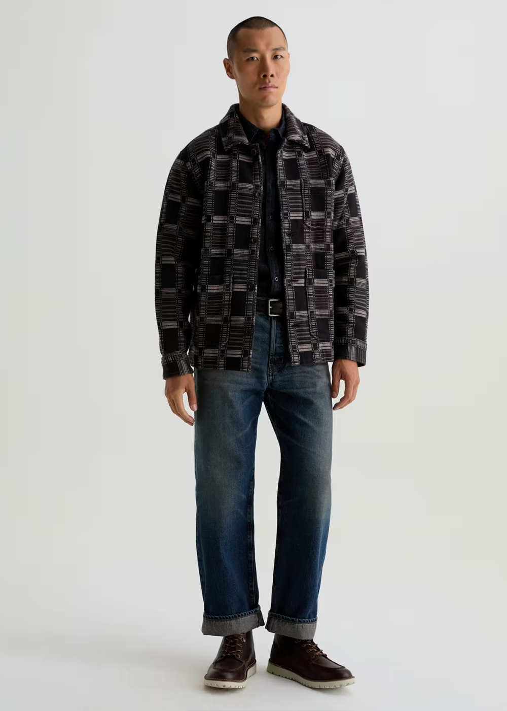 Leon Jacket - Dark Grey Multi - AG Jeans Canada - Danali