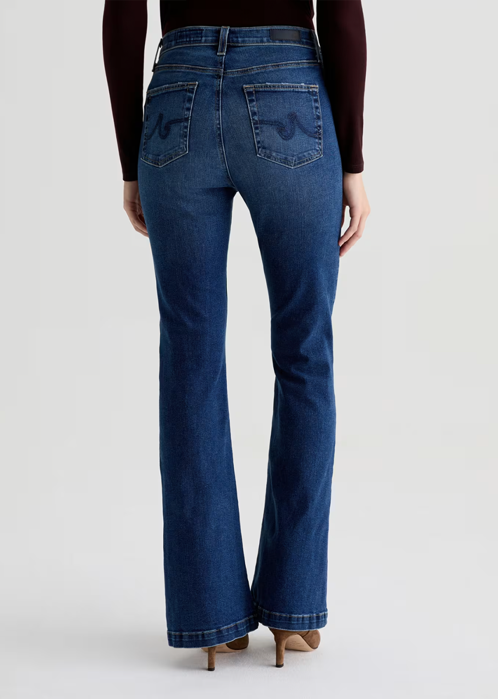 Madi High Rise Flare Jean - Forgotten - AG Jeans Canada - Danali