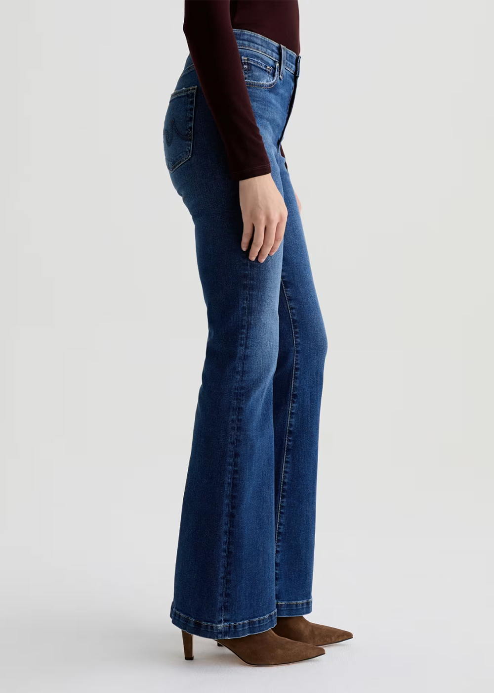 Madi High Rise Flare Jean - Forgotten - AG Jeans Canada - Danali