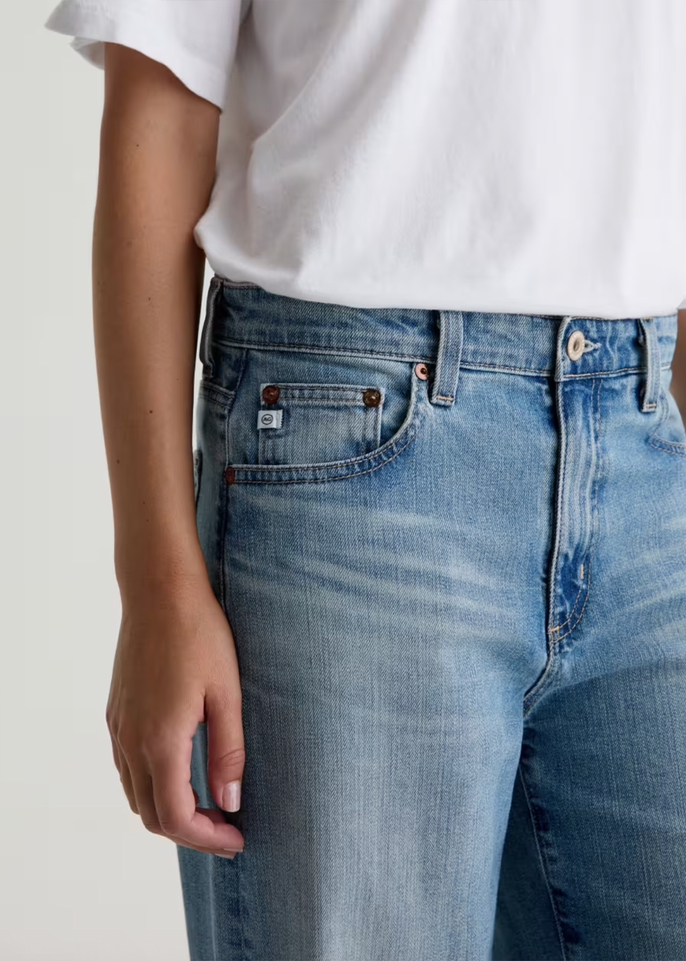 Saige Mid Rise Wide Leg Jean - Western Front - AG Jeans Canada - Danali