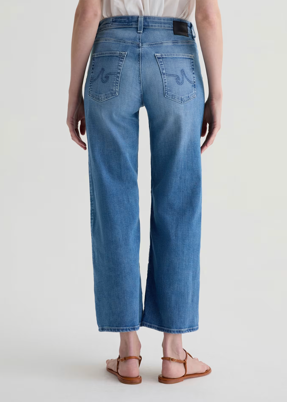 AG Jeans Saige Wide Leg Crop Jean - Oceanic - AG Jeans Canada - Danali