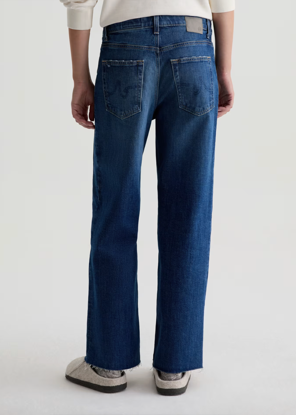 Saige Wide Leg Crop Jean - Watermist - AG Jeans Canada - Danali