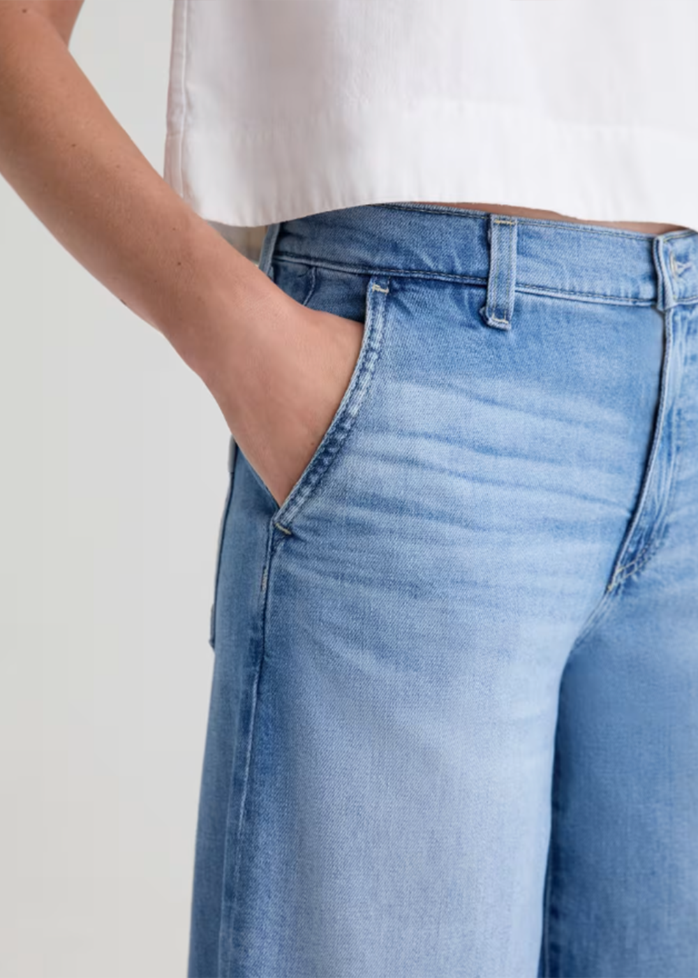 Stella Low Slung Palazzo Jean - Escalate - AG Jeans Canada - Danali